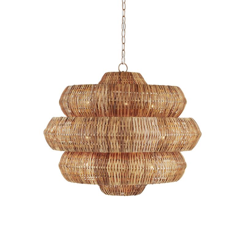 9 Light Chandelier by Currey and Company